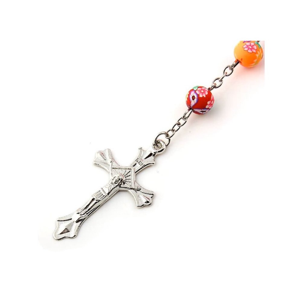 ABSOLUTELY NEW BEAUTIFUL & COLORFUL ROSARY - Picture 5 of 7